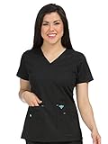 Med Couture Signature Women's V-Neck Knit Panel