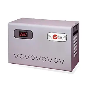 Rachwood Automatic Aluminum Voltage Stabilizer RW-HR-110VA (Output Upto 240V)