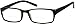 Readers.com The Vancouver Bifocal Unisex Simple Rectangle Bifocal Reading Glasses