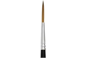 Trekell Protégé Synthetic Kolinsky Short Handle Artist Brush - Size #6 Script/Rigger