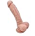 Bigbanana 8 Inches Liquid Silicone Dildo with Realistic Penis Suction Cup, 1.2 Pound