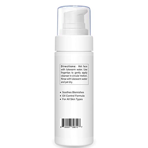 MAJESTIC PURE Acnea3 Scar Acne Wash Foaming Facial Cleanser Soothes Blemishes and Clears Pores