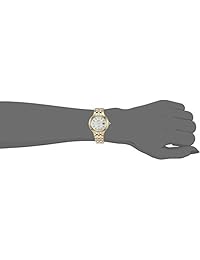 Reloj Seiko Reloj de cuarzo y acero inoxidable dorado, color: (Modelo: sut220)