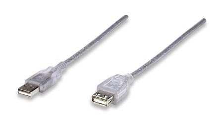 Manhattan USB2.0 Cable AM-AF Trans 15-Feet/4.5m (340502)