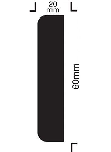 Caledonia Signs 59226 Impact Protection Label, Rectangle, 60/20 Self Adhesive