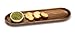 Lipper International Acacia Wood Bread Cutting and Serving Board with Ceramic Dipping Bowl