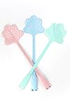 Fly Swatter,Manual Swat Pest Control,Hand Swatters for Flies,flexible Plastic 3 Pack Color Random