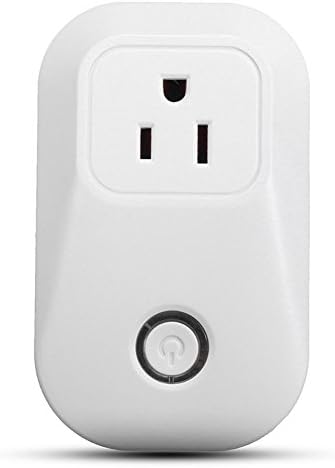 Wi-Fi Smart Plug, Wireless Wi-Fi Smart Socket Outlet,Timing Function, No Hub Required, Works with Alexa