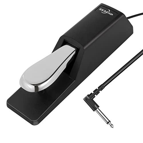 Universal Sustain Pedal, Keyboard Pedal with Polarity Switch,Upgraded