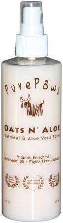 pure paws oatmeal and aloe vera shampoo