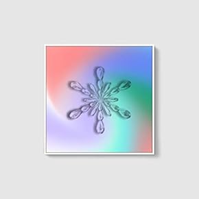 Framed Canvas Wall Art for Living Room, Bedroom Snowflake Theme Canvas Prints for Home Decoration Ready to Hang - 16x16 inches