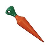 Dibblet Gardening Planting Tool Dibble Orange Carrot