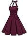 DRESSTELLS Vintage 1950s Rockabilly Polka Dots Audrey Dress Retro Cocktail Dress