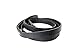 Mighty Paw Dog Leash and Collar - Distressed Genuine Leather - Suitable for All Pet Sizes - Leather Leash - Premium Quality Dog Leash - 5 ft Soft Leather Leash - Modern Dog Collar Leash - Black