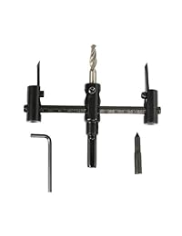 yaetek 7 8"-5" ajustable Círculo cortador de agujero 30 mm 120 mm de corte de madera Broca Drywall Saw Ronda