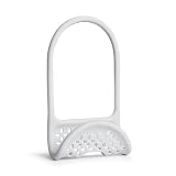 Umbra Sling Flexible Sink Caddy, Non-slip - Holds Sponge, Scrubbing Brush or Dishrag, White