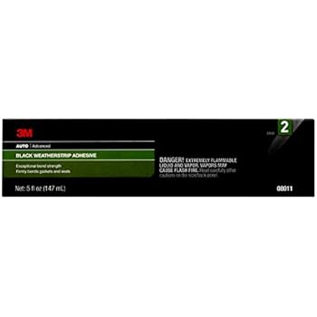 3M Black Weatherstrip Adhesive, 08011, 5 fl oz