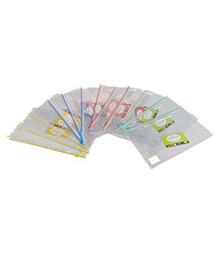 small transparent zipper pouch (pack of 18)