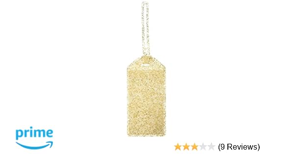kate spade glitter luggage tag