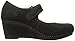 Dansko Women's Sandra Wedge Pump, Black Nubuck, 39 EU/8.5-9 M US