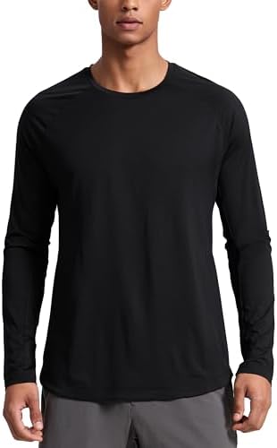 Amazon.com: CRZ YOGA Pima Cotton Long Sleee Shirts for Men