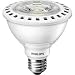 Philips PAR30 LED Short Neck Bright White Light Bulb 750-Lumen, 3000K Dimmable, 8W (75-Watt Equivalent), Wet Location Indoor-Outdoor, E26 Base, 6-Pack primary