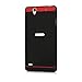 Sony Xperia C4 Case, Vistore stylish Ultra Thin Lightweight Durable Shockproof CNC Aluminum Metal Bumper Frame Case with Hard PC Back Cover(Black)