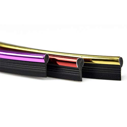dianpo 5 Meters Car Door Dashboard Air Outlet Steering Simidi-Inner Flexible Strips Decoration Line Styling Car-Shaper Accessories - Thumbnail 4