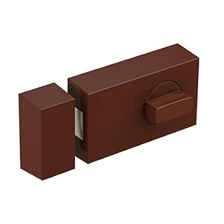 Basi® Kastenzusatzschloss KS500 Tür-Zusatzschloss verschiedene Farben Sicherheitsschloss 1305-0204, Braun