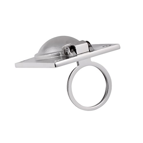 image for MagiDeal 4 Pieces 316 Marine Grade Stainless Steel Flush Lifting Handl