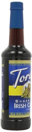 TORANI SUGAR-FREE SYRUP, IRISH CREAM, 25.4-OUNCE BOTTLES