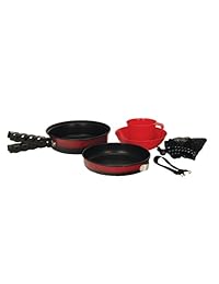 Texsport Canguro 5 pieza antiadherente Mess Kit Se