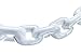 Seachoice Boat Anchor Chain, PVC, White, Coated, 1/4 In. X 4 Ft.