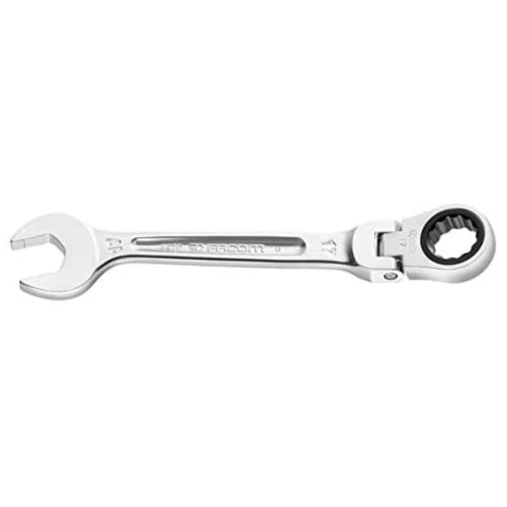 Facom 467bf. 8 Ratchet Combination Spanner Metric Articulated, Silver, 8 MM