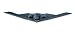 Rogue River Tactical Large Military Fighter Jet Stealth Bomber Aircraft Wall Decal Sticker Boys Bedroom Airplane Decor Decoration Peel and Stick
