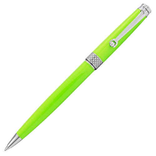 Montegrappa Piacere Chrome Lime Green Micro Ballpoint Pen ISPYMBBG