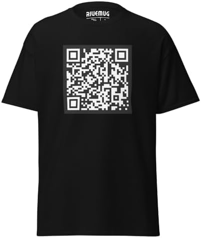 RIVEMUG NX Go Fuck Yourself Funny Scannable QRCode Short-Sleeve