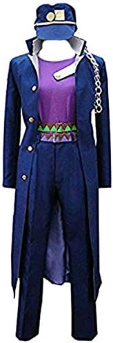 Cosnew Halloween Kujo Jotaro Jacket Outfits Costume-Made