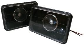 1995-1997 Chevrolet S10 4x6 Projector Black Headlights (1996 95 96 97)