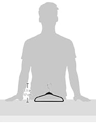 Closet Complete 71799 Hangers, 50, Black, 50 Count
