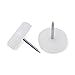 7/8-Inch Plastic Glide with Nail Flat Head White, 25-Pack