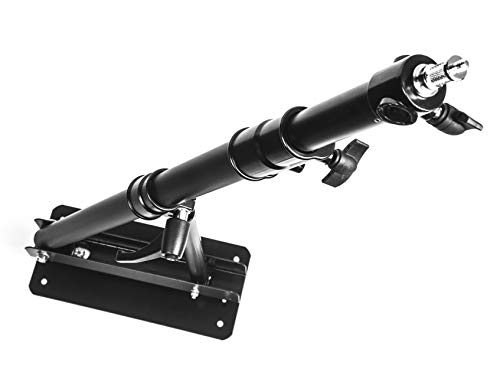 PHOCUS Wall Mount Boom Arm for Photography Studio Video Strobe Lights, Max Length 51 inches /130 cm, Horizontal and Vertical Rotatable
