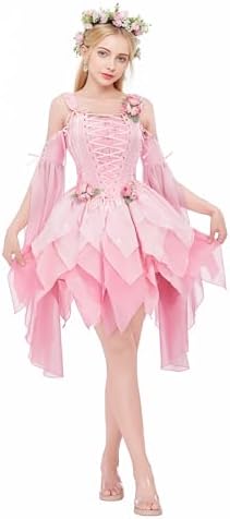 women's pink fairy dress Flutter Fairy Dress Lilac / 4XL