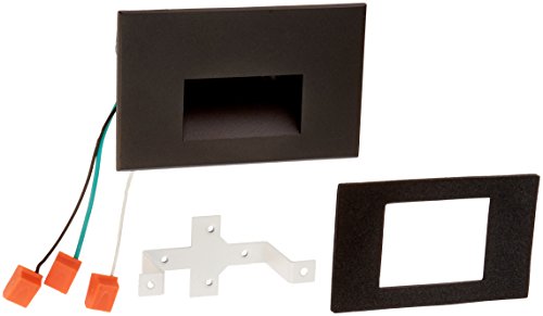 WAC Lighting WL-LED100-RD-BK 120V Horizontal Step Light with Red