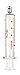 TRUTH 01-10-02-08 Borosilicate Glass Reusable Syringe with Metal Luer Lock, 20 mL Capacity, 2 mL Graduation