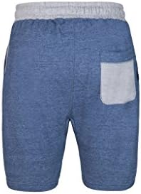Mlight Men's Causal Cotton Elastic Waistband Gym Sports Shorts With Pockets