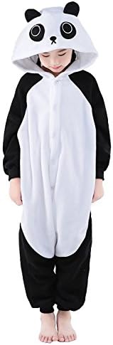 Unisex Children Panda Pyjamas Halloween Kids Onesie Costume, Perfect for Kids and Teens (125#)