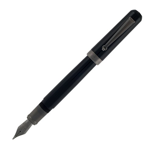 DeltaSerena Fountain Pen with Medium Nib, Jet Black (DS81214)