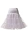 Remedios Women's 50s Vintage Petticoat Skirt Crinoline Tutu Underskirts for Women