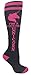 MOXY Socks Black with Pink Super Unicorn! Fitness Knee-High Socks